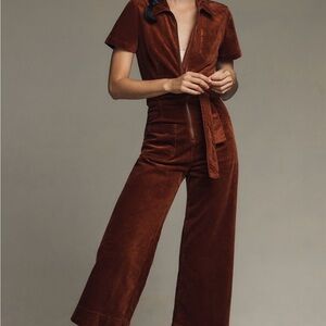 Anthropologie Corduroy Jumpsuit